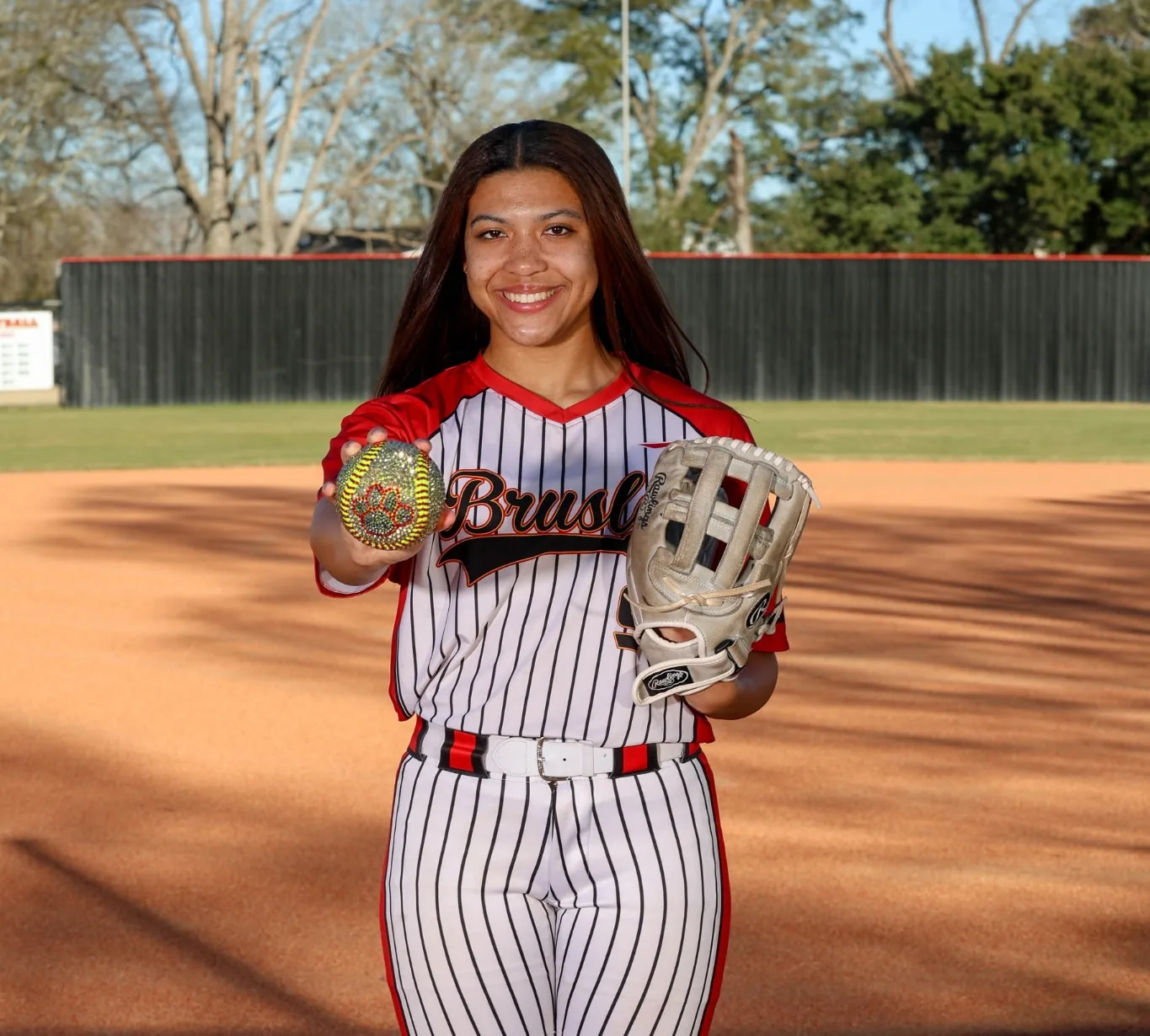 Kamri Keith in her LA Lady Dukes uniform
