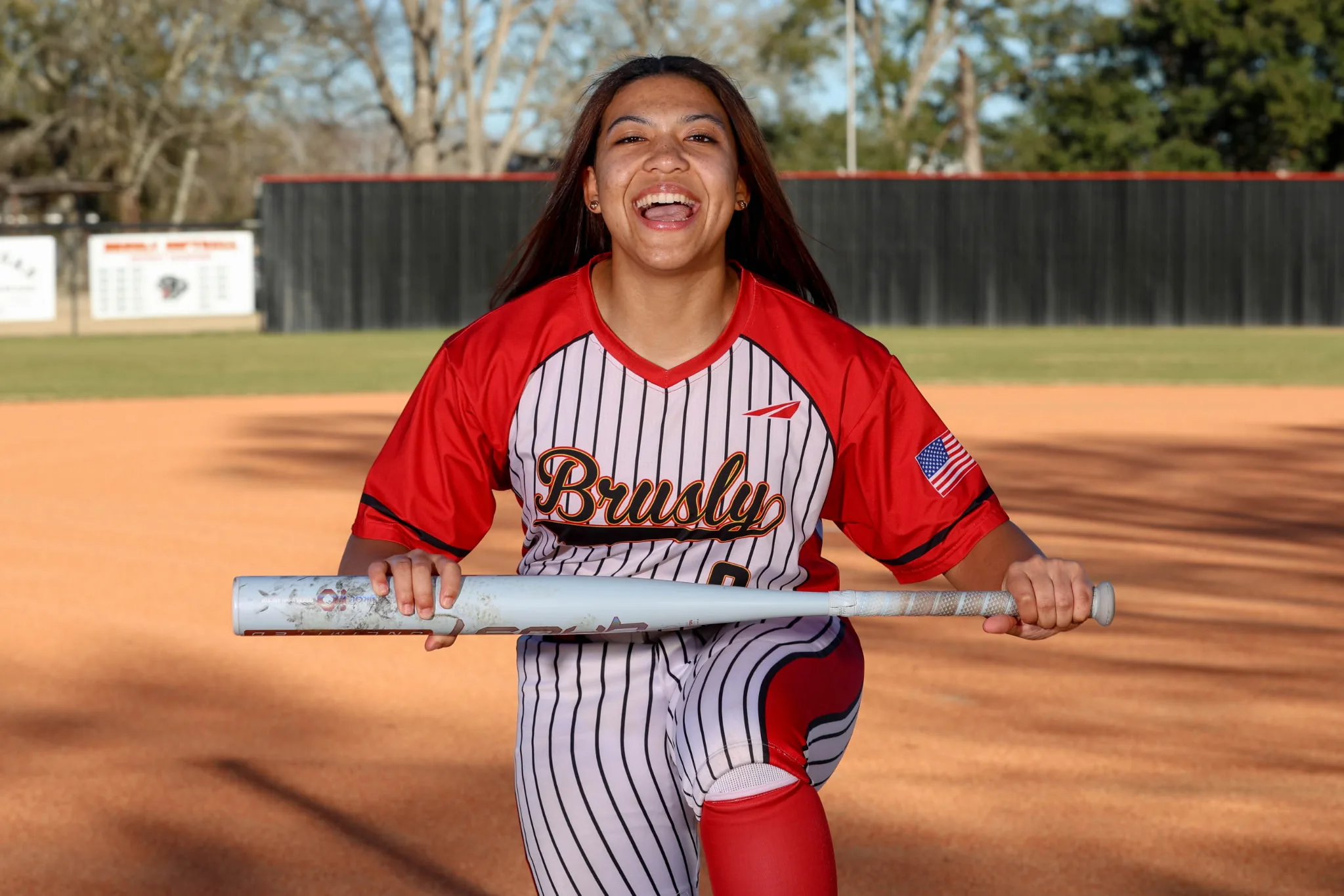Kamri Keith with bat